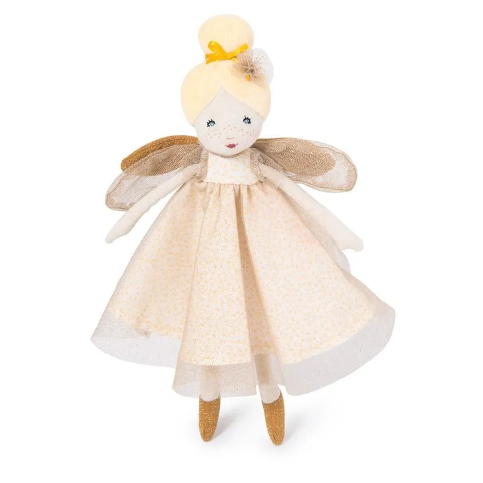 Moulin Roty Il était une fois mini fata gialla bambola stoffa