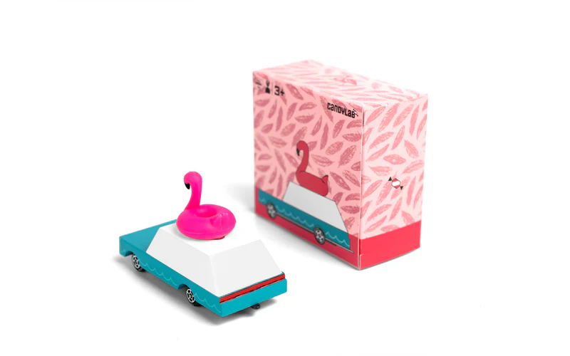 Candylab Candycar Flamingo Wagon macchinina legno