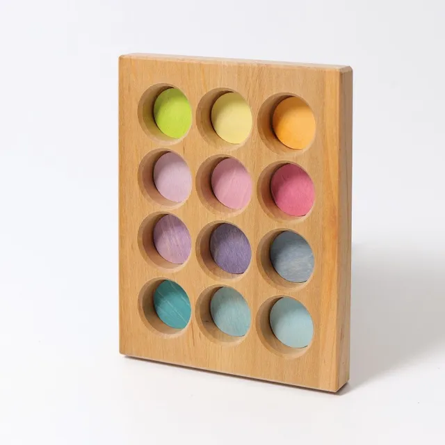 Grimm's Tavoletta Associazione Colori Pastello gioco legno 18 cm