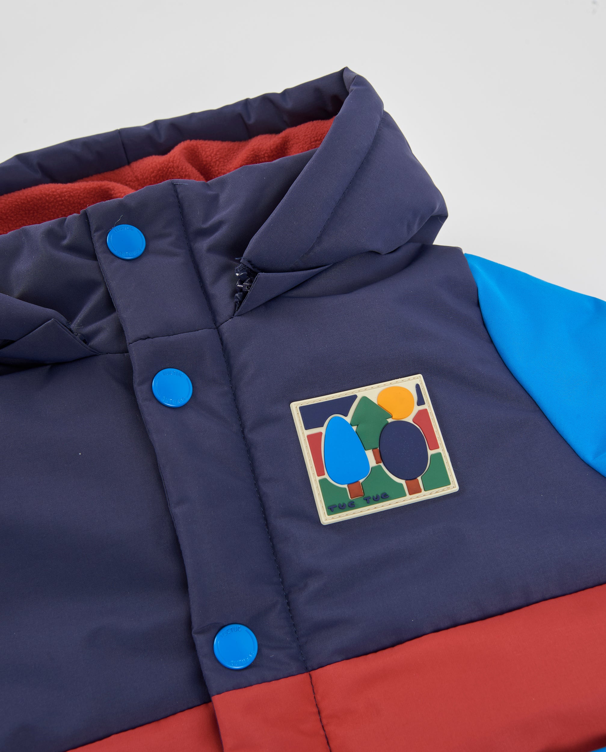 Tuc Tuc piumino bimbo blu con cappuccio