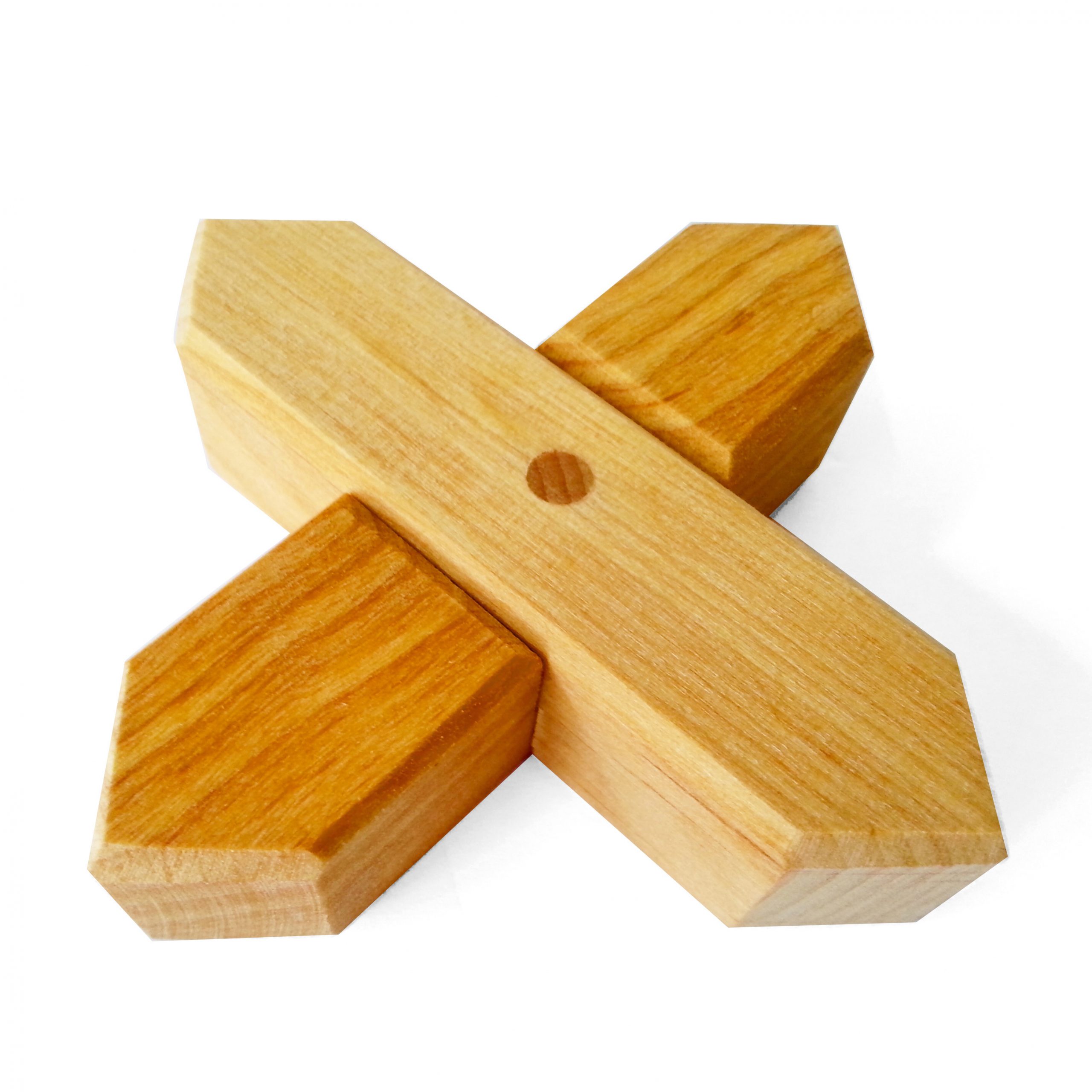Bauspiel Xbricks set costruzioni legno 16 pezzi