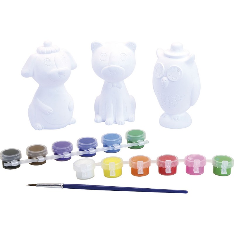 Vilac Ingela Arrhenius figure ceramica da dipingere