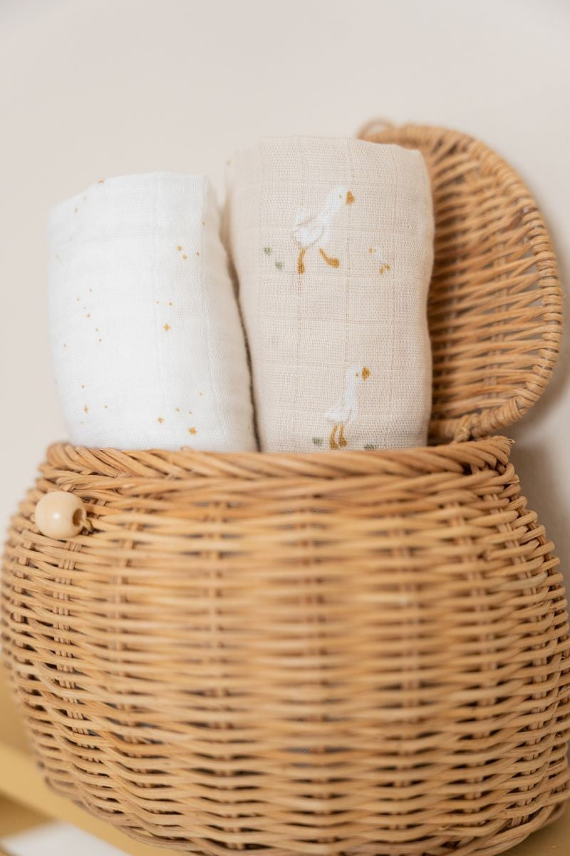 Little Dutch Piccola Oca mussoline cotone 70x70 2 pezzi