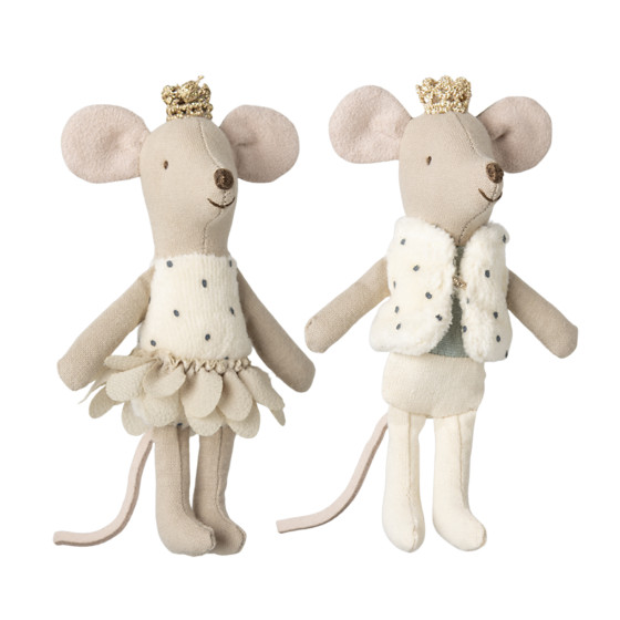 Maileg topini gemelli peluche in scatola 11 cm