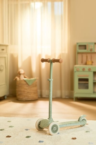 Little Dutch monopattino tre ruote verde bambini 2-6 anni
