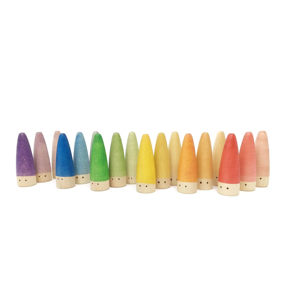 Grapat Arcobaleno Set 18 bastoncini legno 6 colori