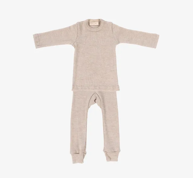 Kico Label pigiama in lana merino neonato
