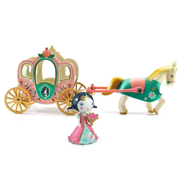 Djeco Arty Toys Mila e Ze Carrosse figura vinile carrozza