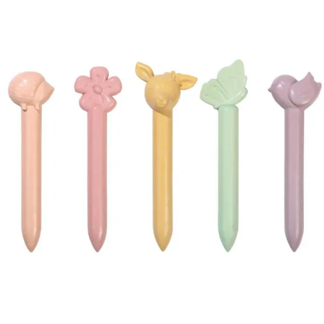 Little Dutch Fairy Garden pastelli a cera 5 pezzi sagomati