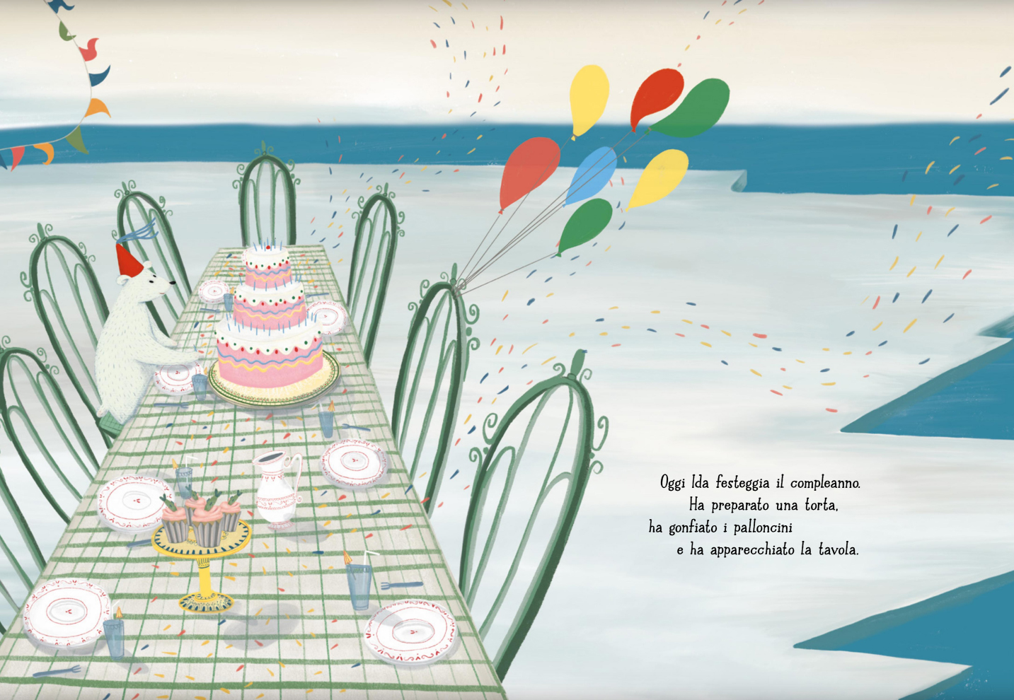 Terre di Mezzo Compleanno al Polo Nord libro bambini 56 pagine