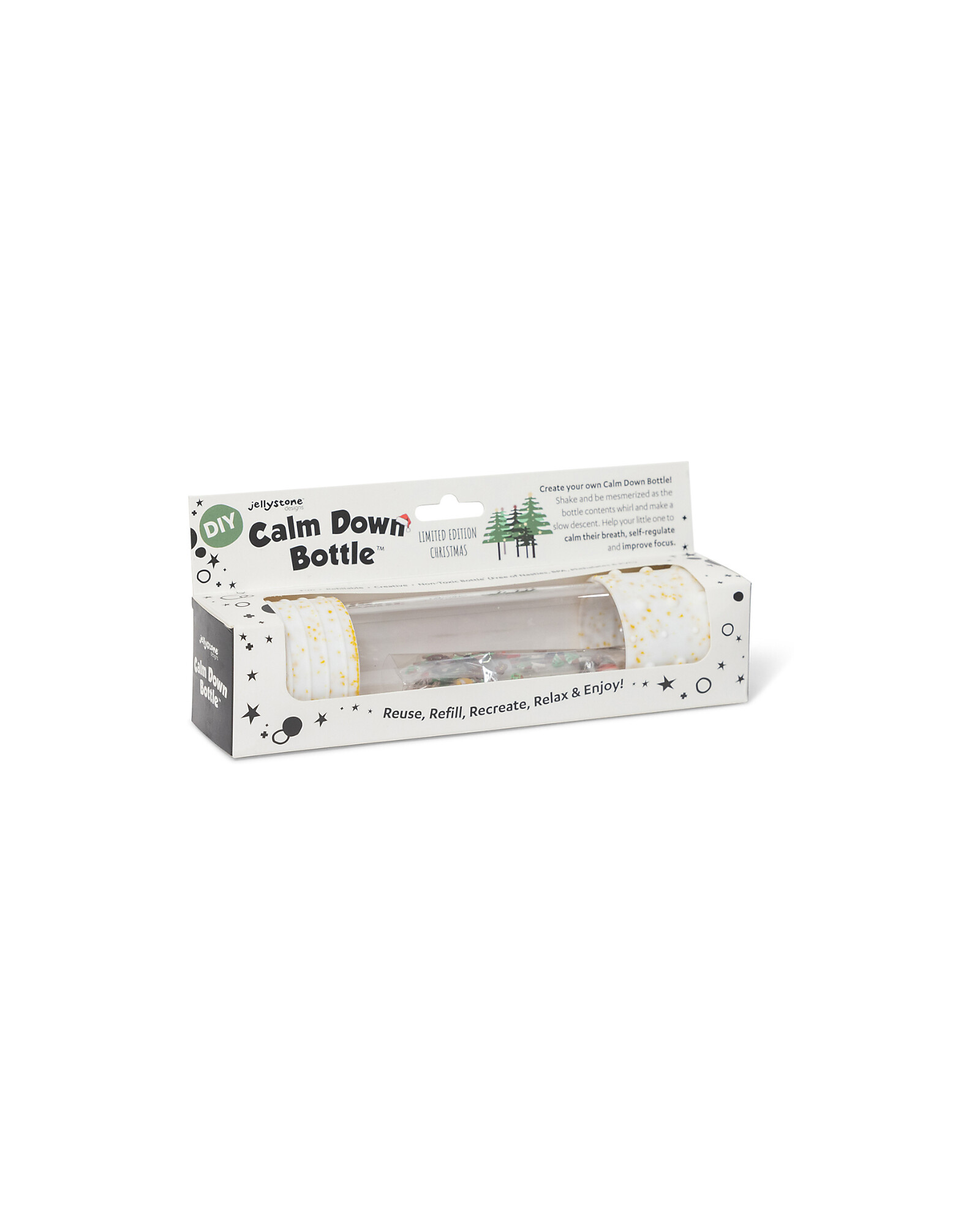 Jellystone Calm Down Bottle Xmas bottiglia sensoriale fai da te