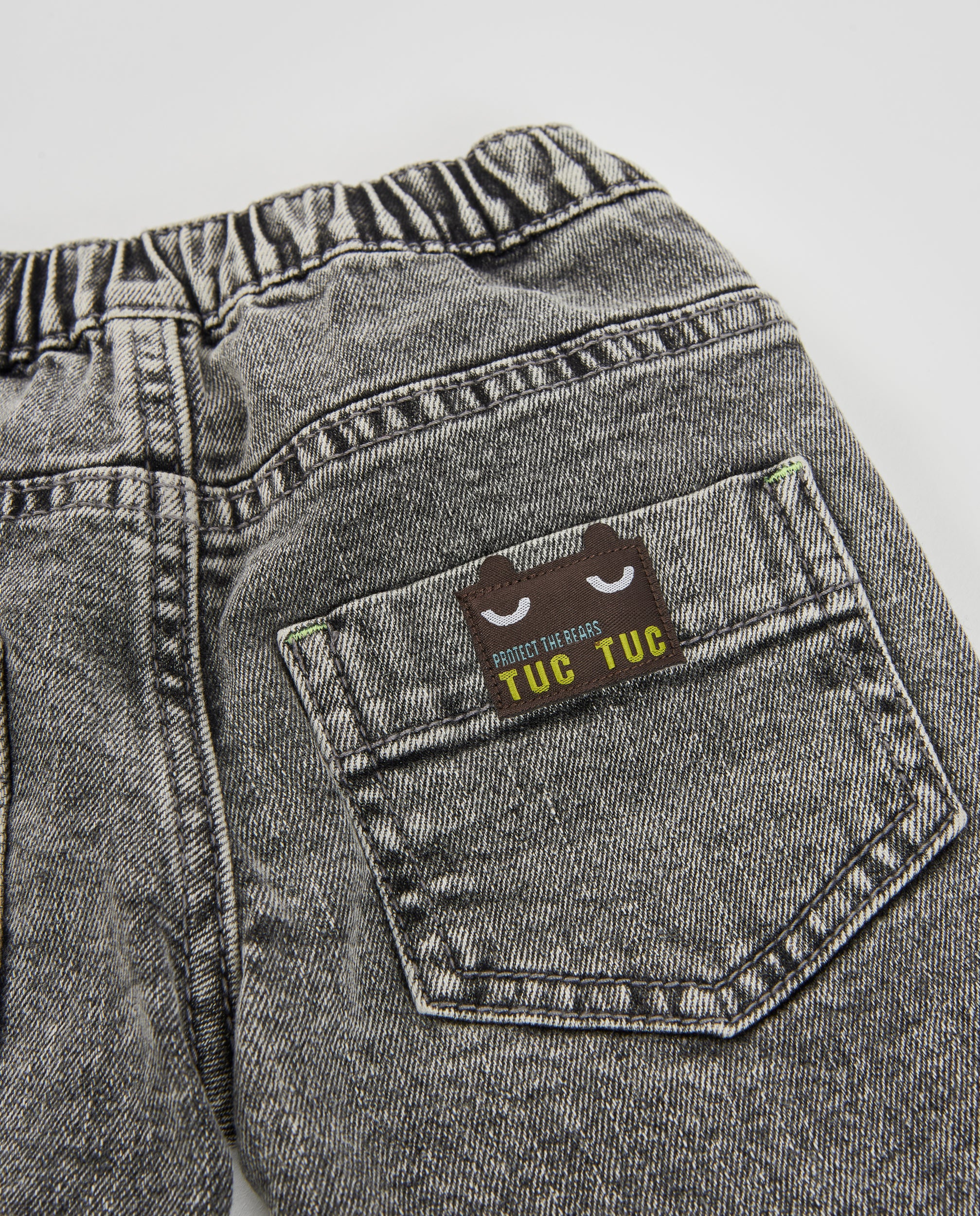Tuc Tuc Mystic Forest jeans bambino grigio elastico