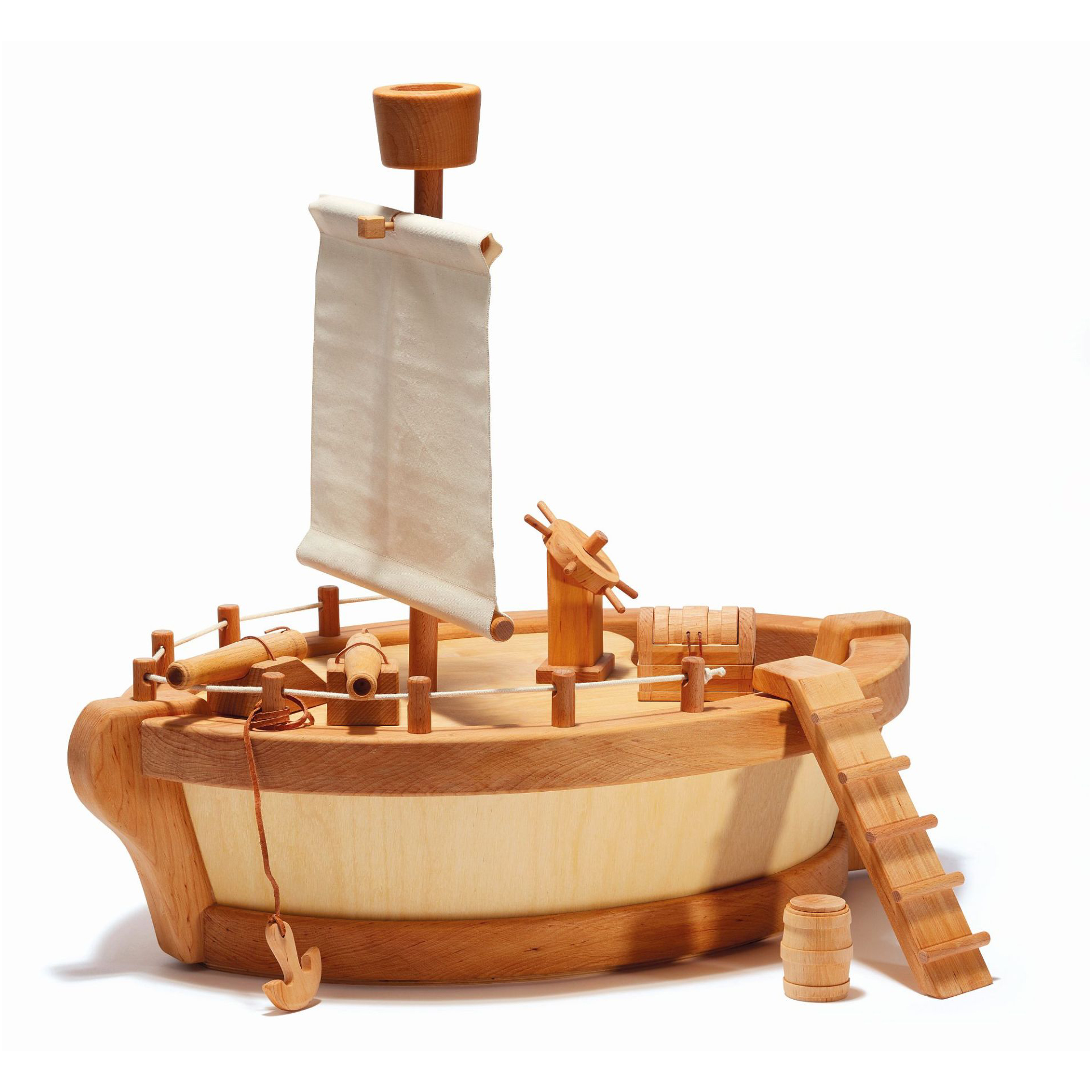 Ostheimer Base vascello arca legno con scala