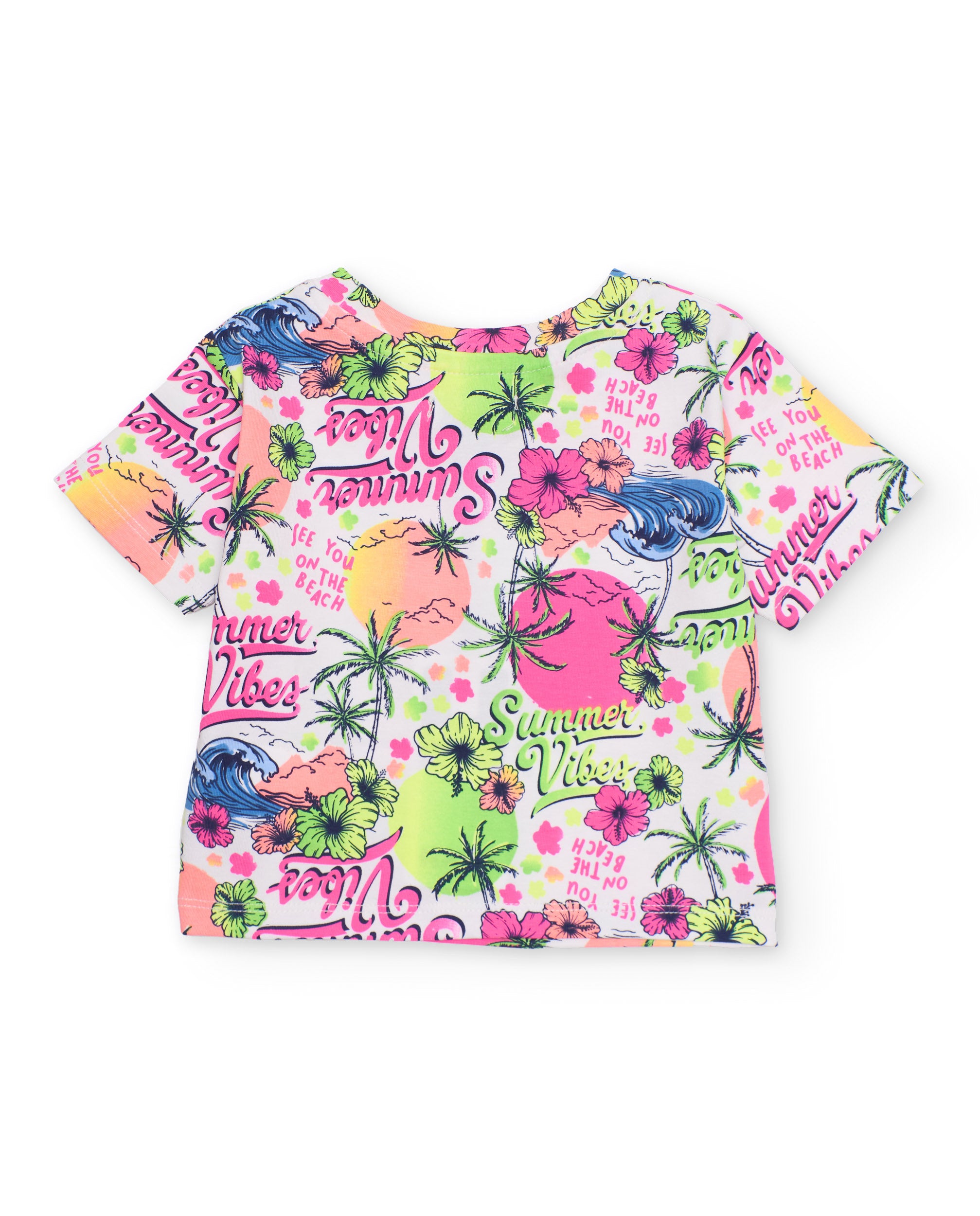 Tuc Tuc t-shirt bambina rosa maglia stampa estate