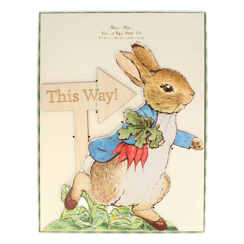 Meri Meri Peter Rabbit kit caccia uova 6 carte