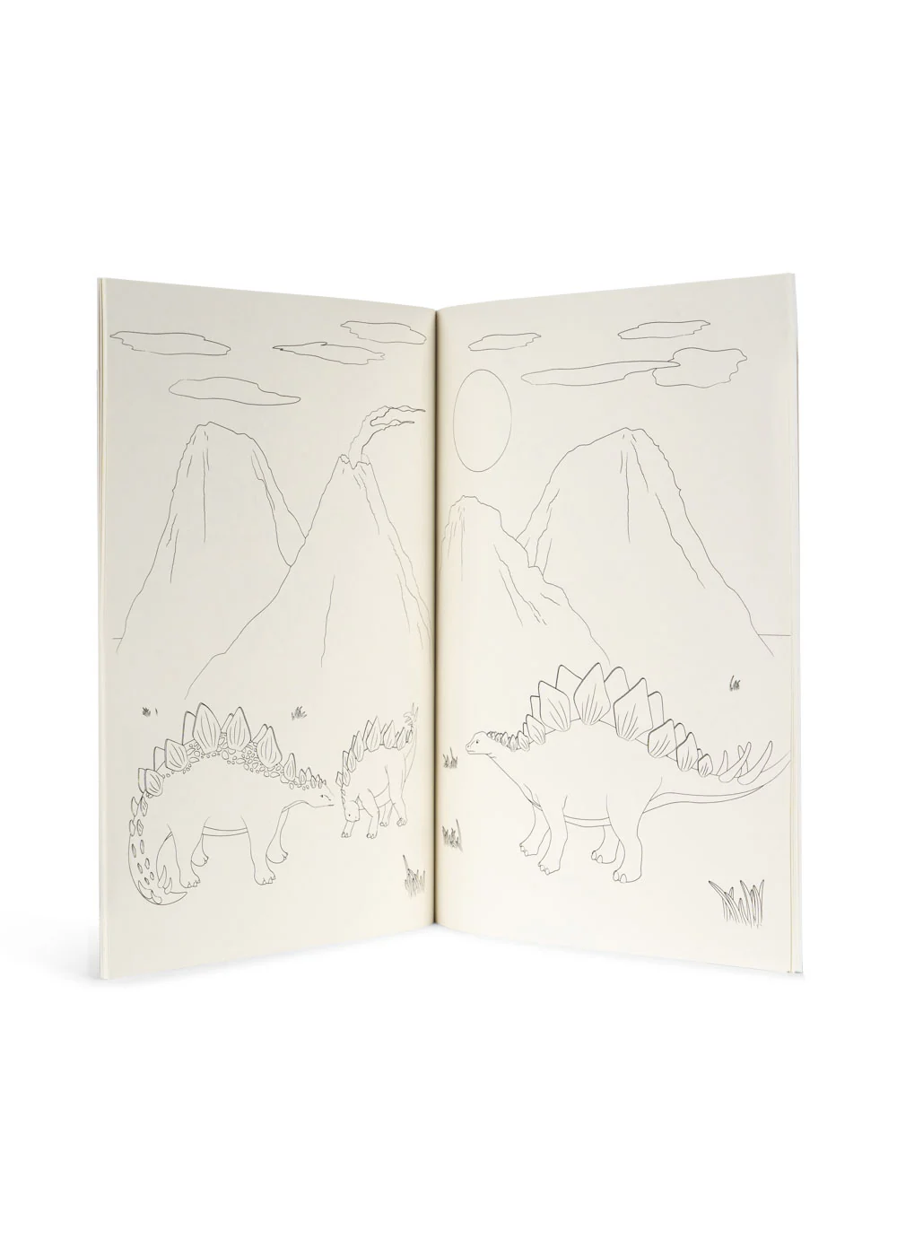 Konges Sløjd Dino quaderno da colorare con matite