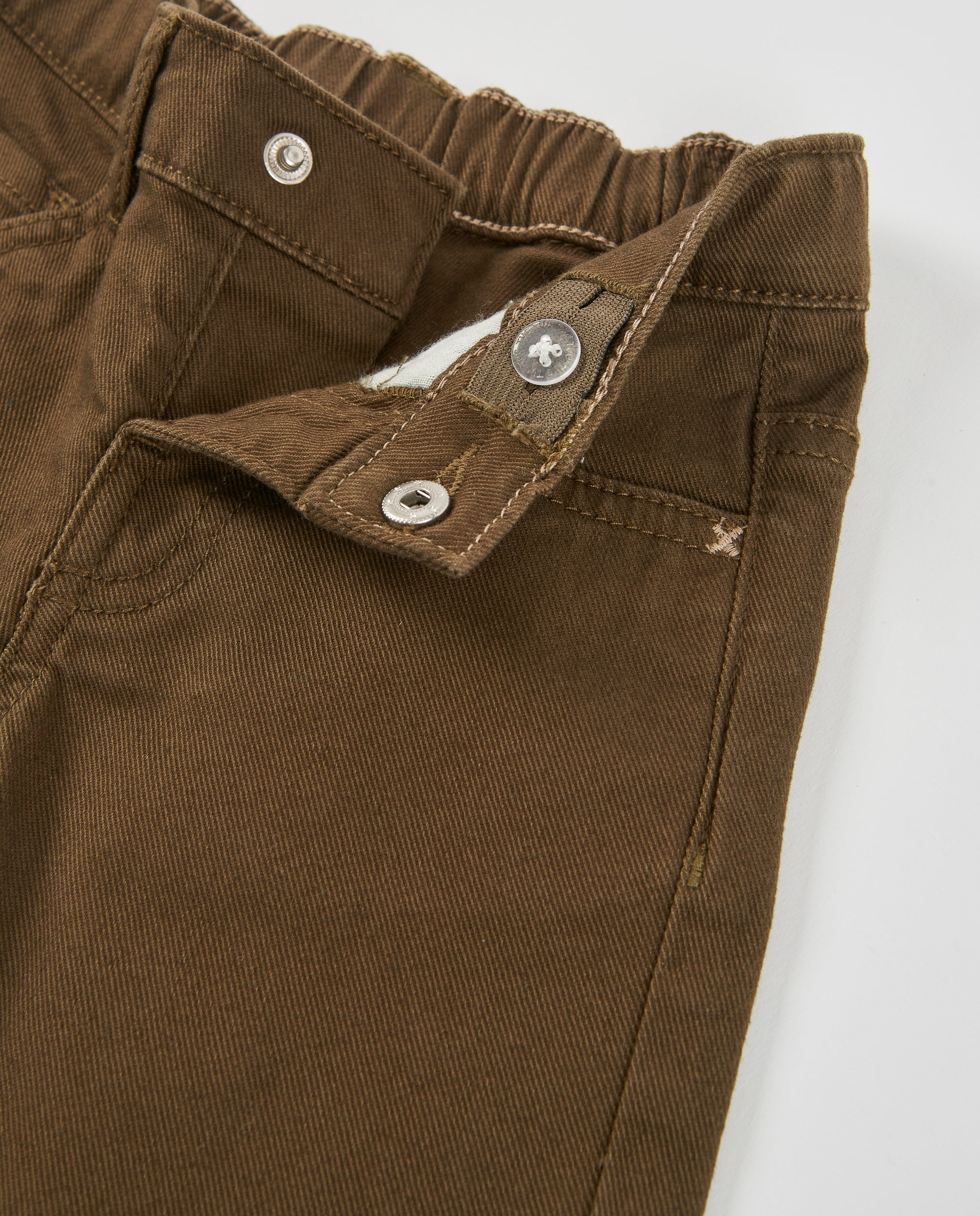 Tuc Tuc Pantaloni Bambino Verde Oliva Tasche Twill