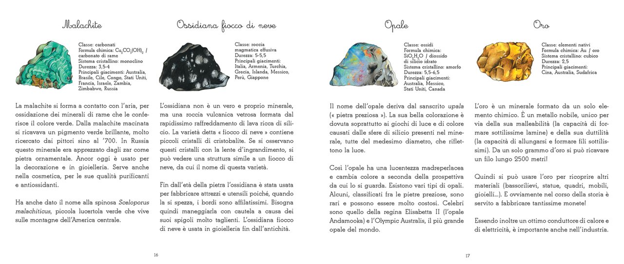 L'Ippocampo Montessori Cofanetto dei Minerali cofanetto 20 pietre