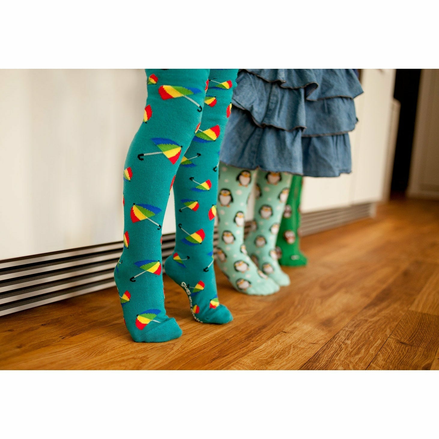 Slugs & Snails Brolly collant bimbo cotone bio blu ombrelli