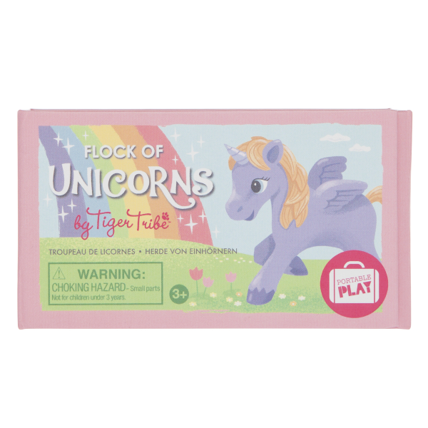 Tiger Tribe Mini Mondo Unicorni cofanetto gioco 4 pezzi