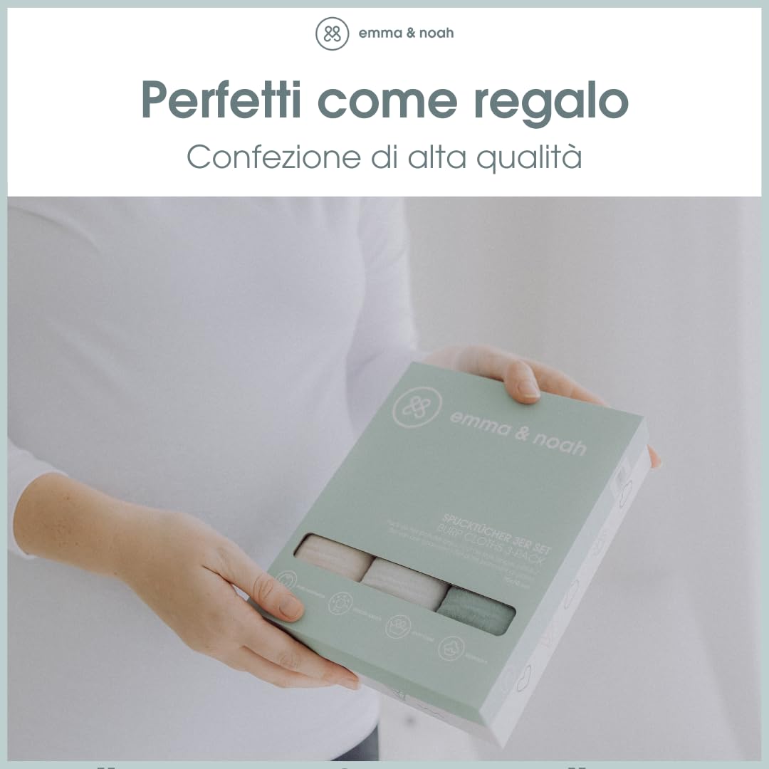 emma & noah Pannolini Garza 70x70 Frutteto 3 pz Bio