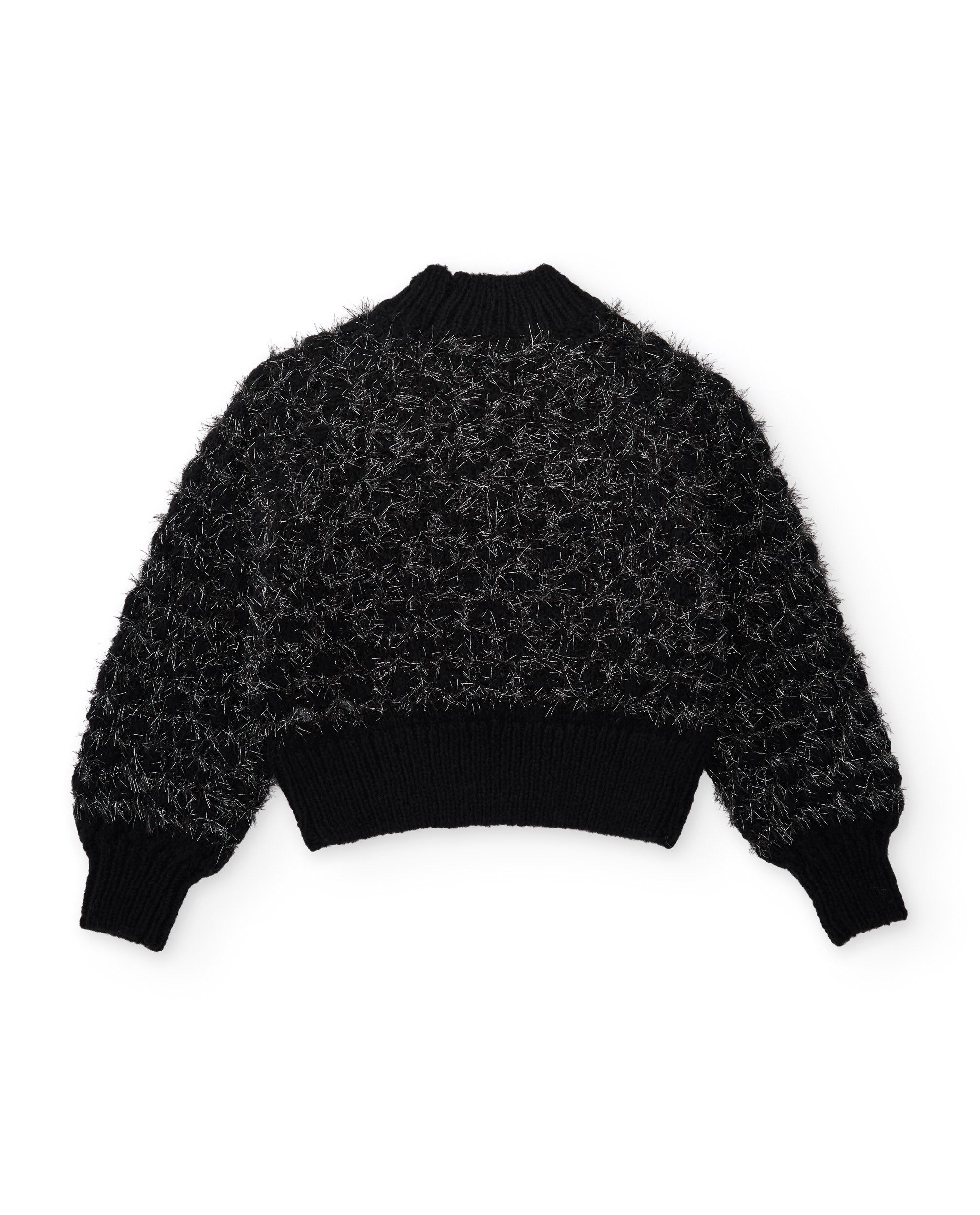 Tuc Tuc Maglione Bambina Nero lurex manica lunga