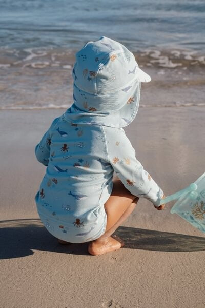 Little Dutch Ocean Friends cappello mare bimbi verde acqua