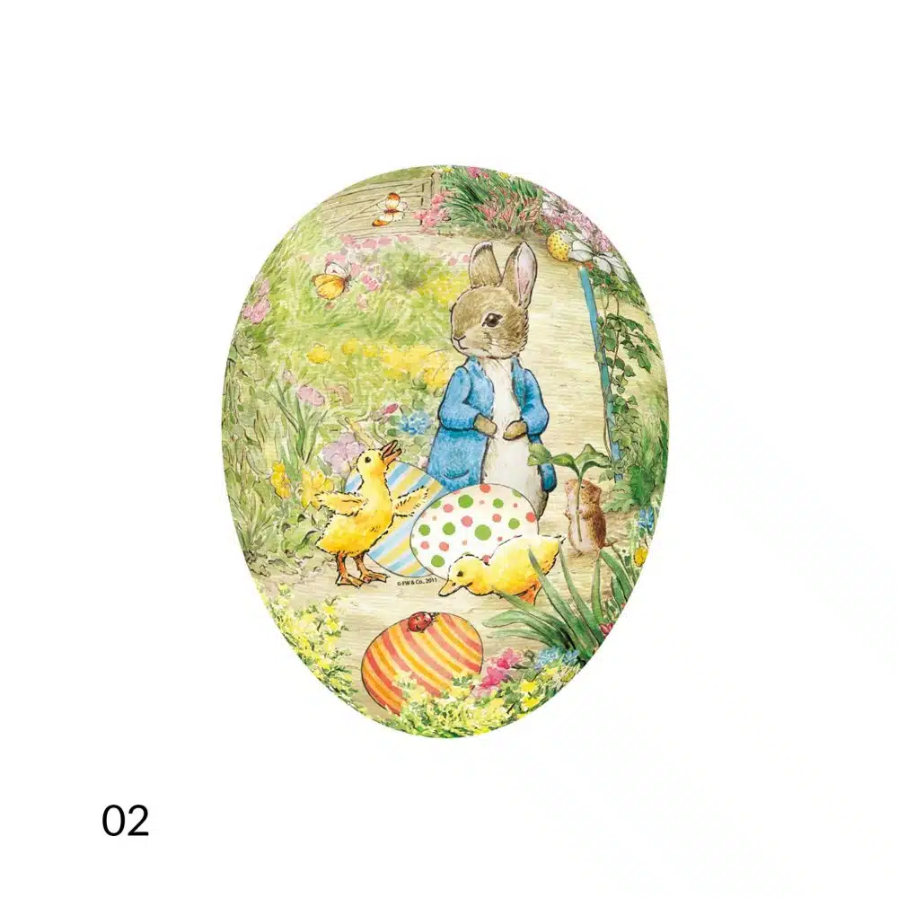 Nestler Beatrix Potter uovo di Pasqua 25 cm in cartone
