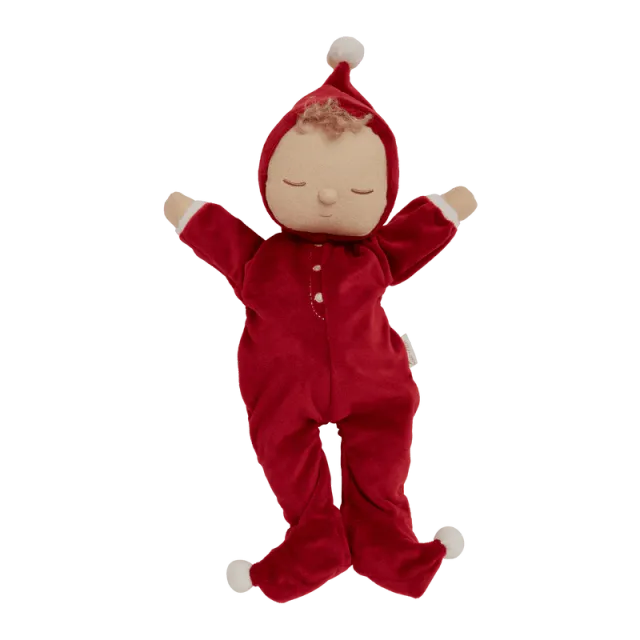 OlliElla Dozy Dinkums Lullaby Custard Red bambola carillon rossa