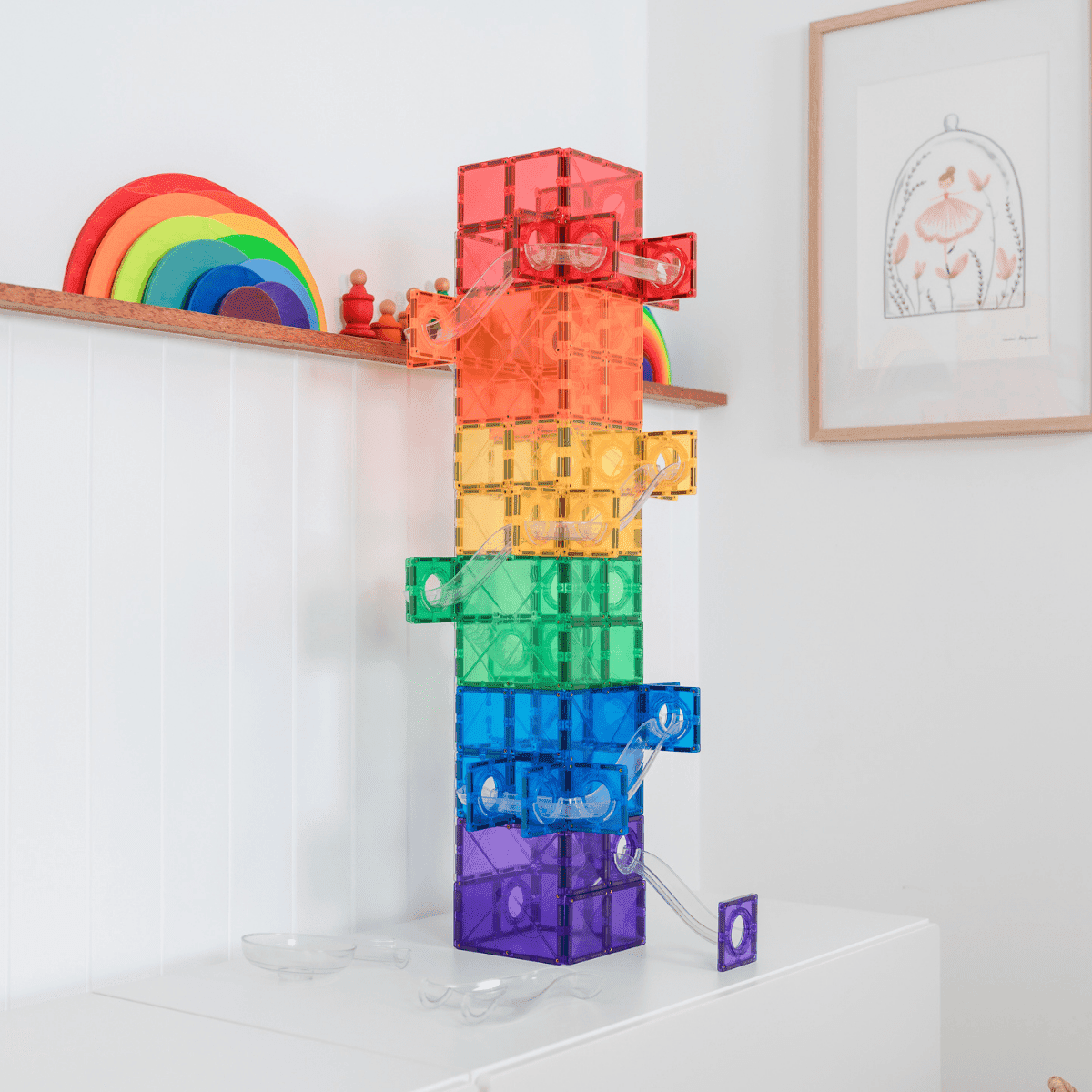 Connetix Super Ball Run costruzioni magnetiche 134 pezzi