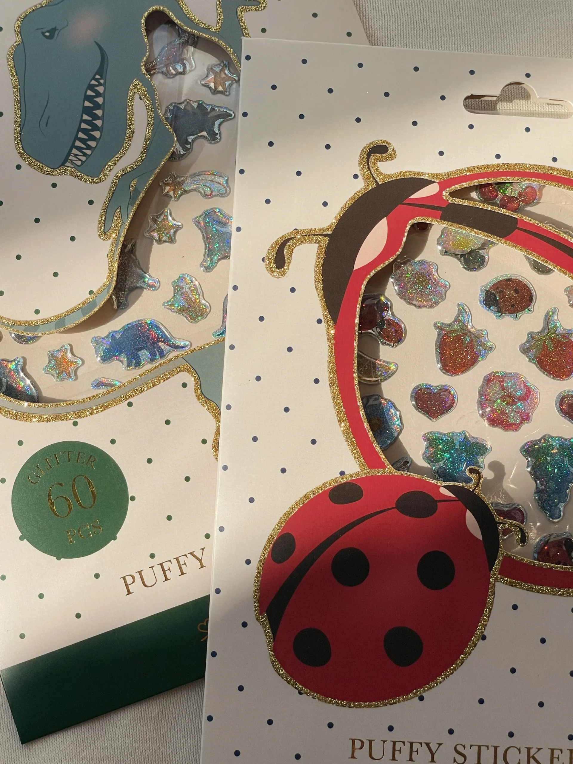 Konges Sløjd Puffy Sticker Ladybug adesivi 3D