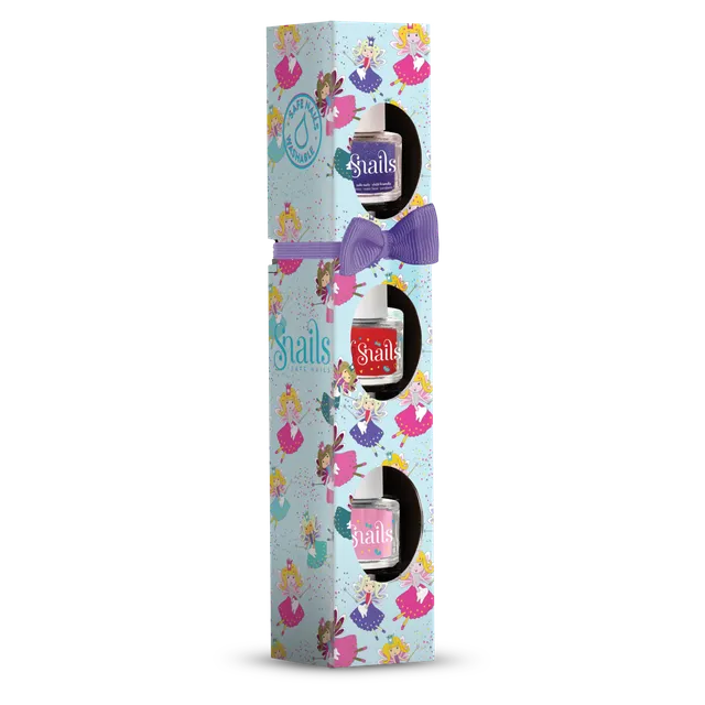 Snails Fairytale cofanetto 3 smalti acqua bambini