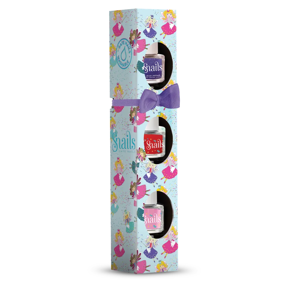 Snails Fairytale cofanetto 3 smalti acqua bambini