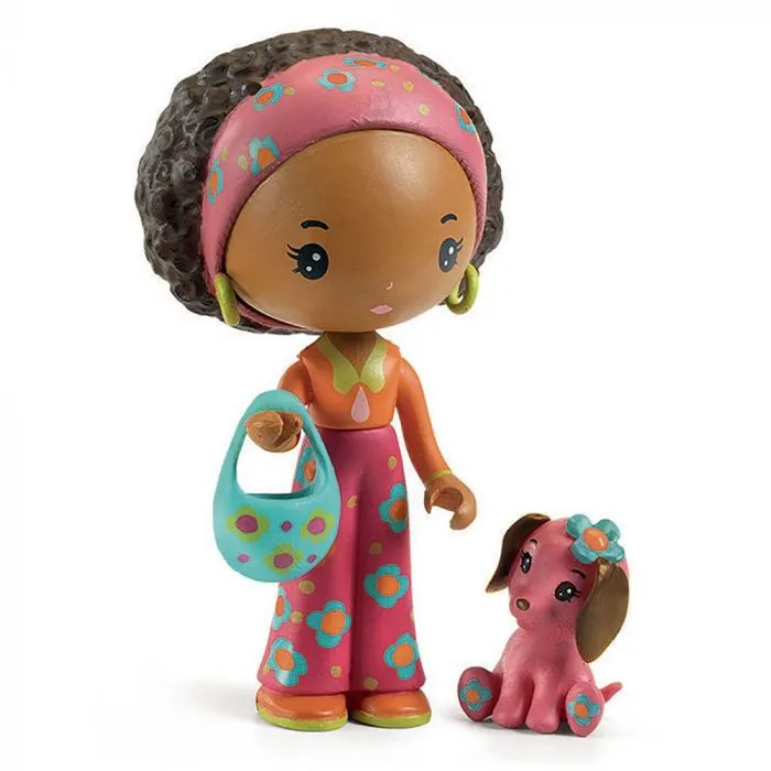 Djeco Tinyly Poppy e Nouky figure vinile 4 anni