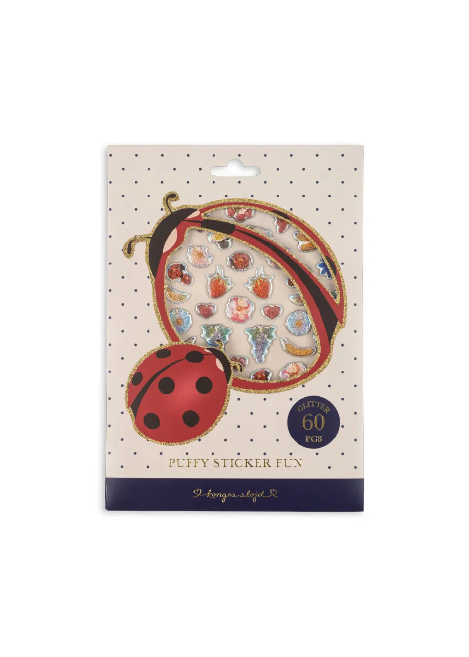 Konges Sløjd Puffy Sticker Ladybug adesivi 3D