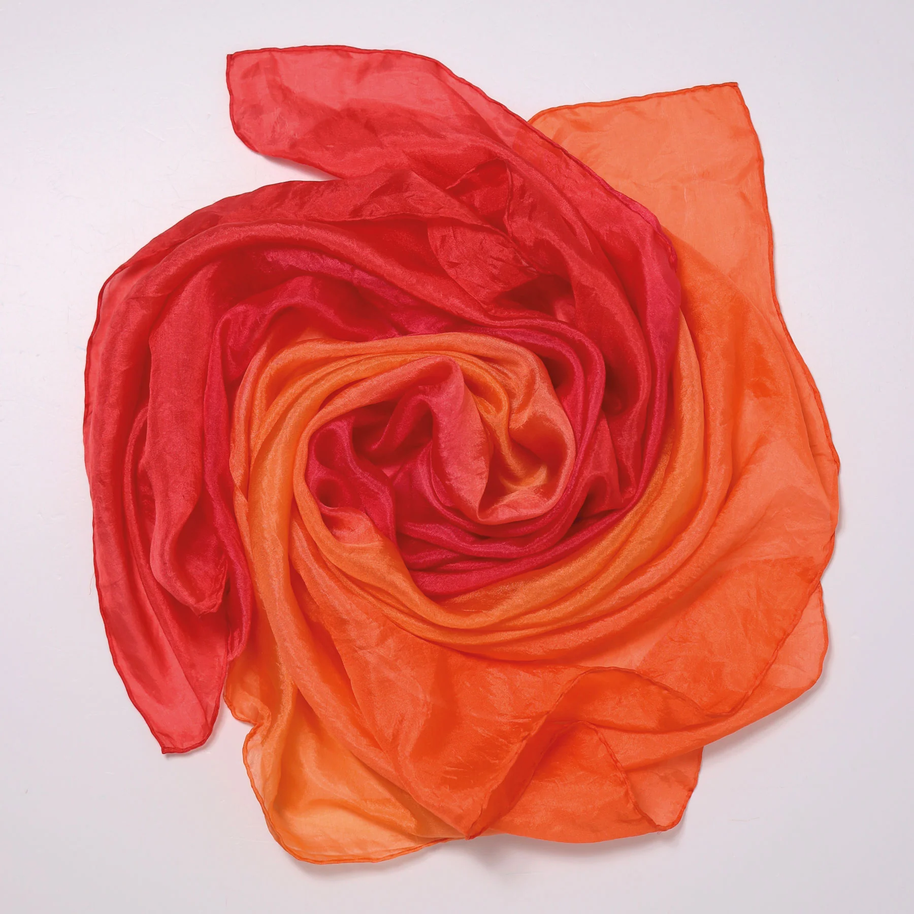 Sarah's Silks Playsilks Fire telo in seta 86x86 cm