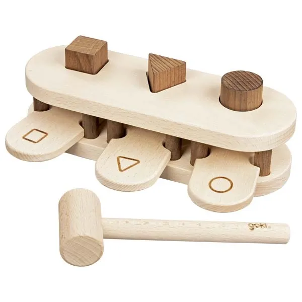 Goki Batti Batti gioco forme legno incastri
