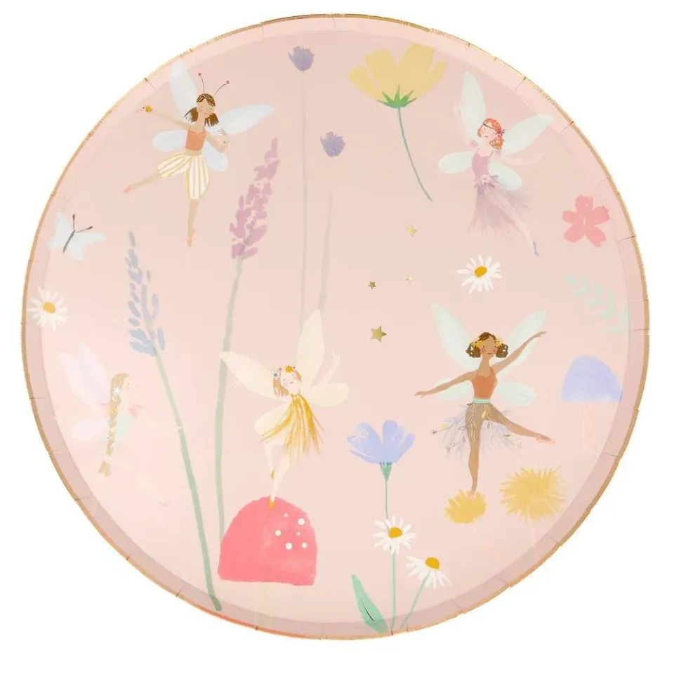Meri Meri Fairy Dinner piatti carta 8 pz 27 cm
