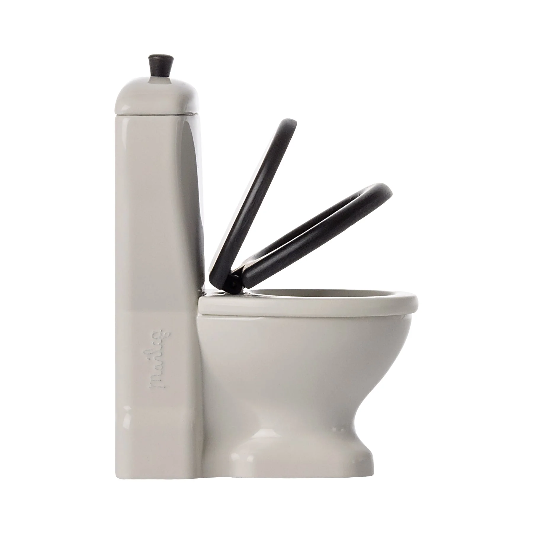 Maileg Toilette miniatura bagno topo off-white 9,5 cm