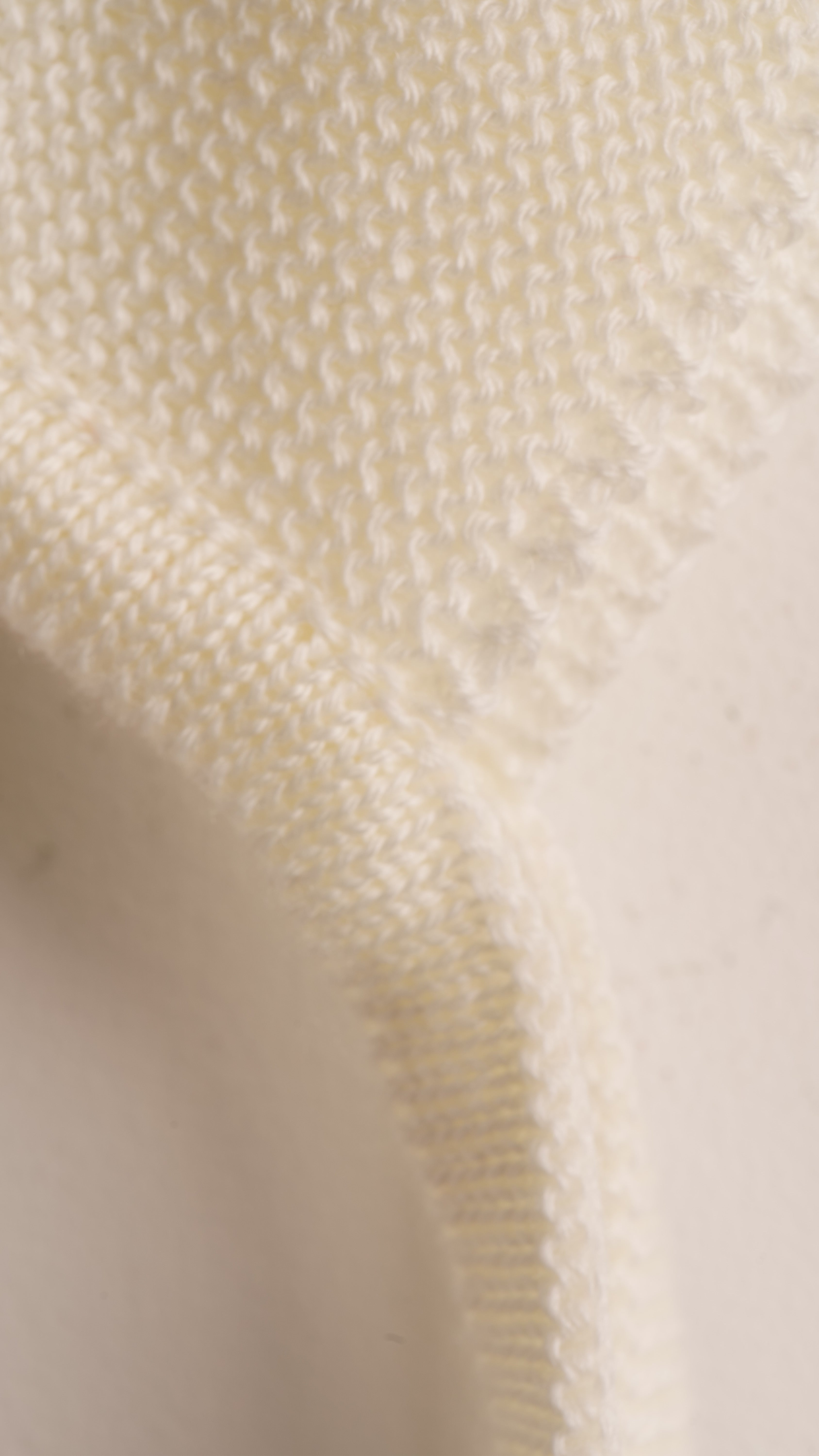 Babyhood merino cuffia neonato avorio lana