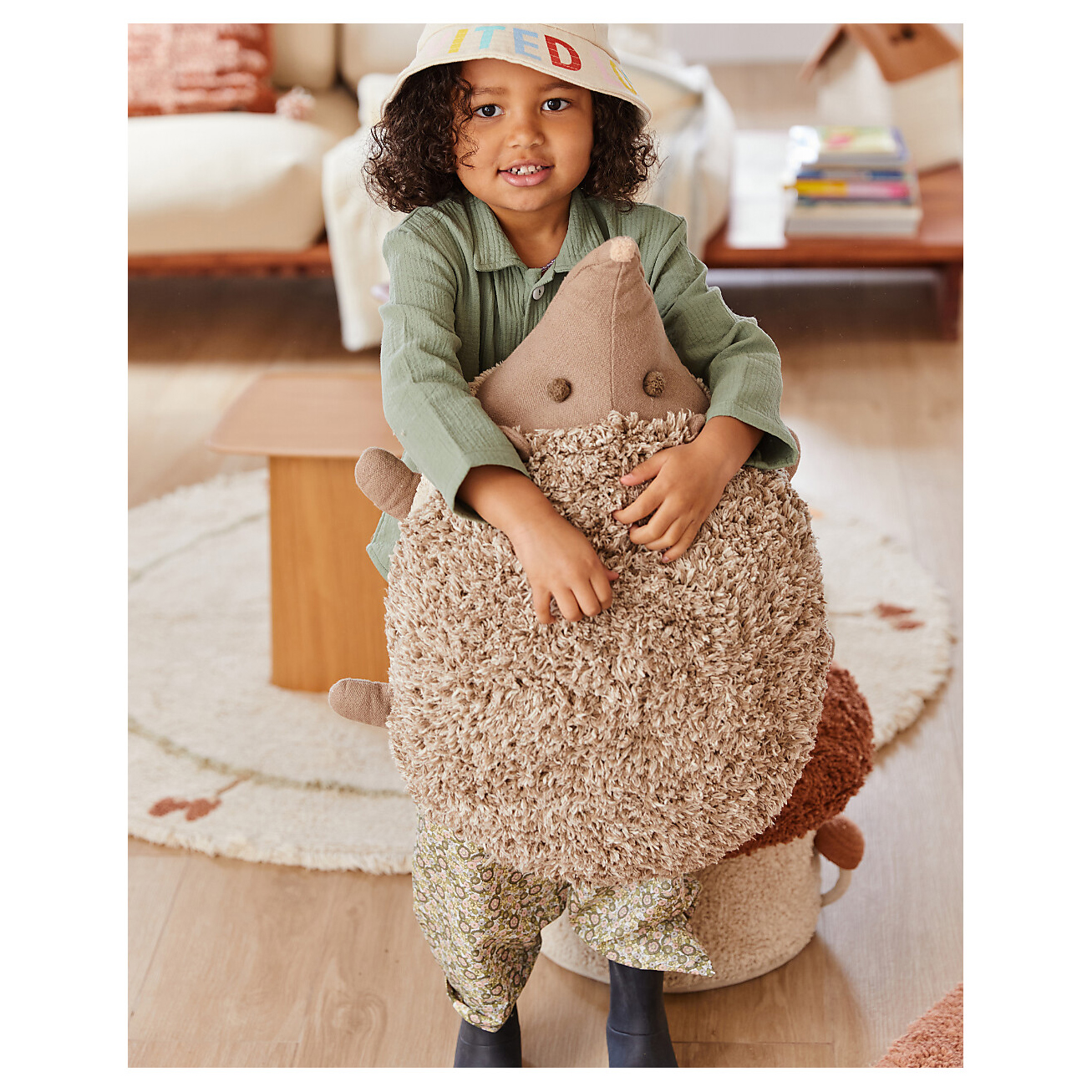 Lorena Canals Mushrooms Riccio pouf cuscino 50x65 cm