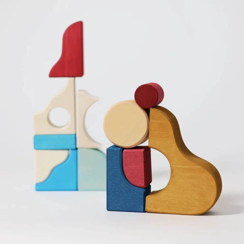 Grimm's Wave Small Building Set Costruzioni Legno