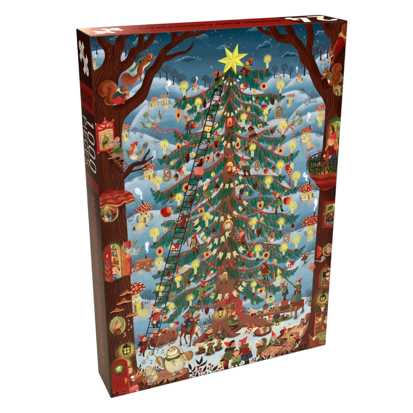 Penny Puzzle Woodland Christmas puzzle 1000 pezzi 48x68 cm