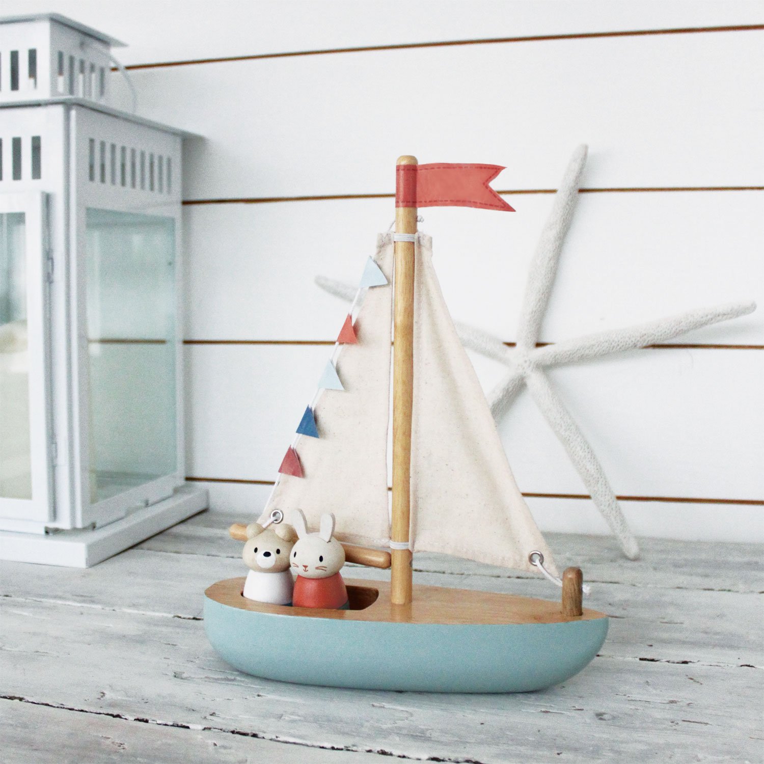 Tender Leaf Sailaway Boat barca a vela in legno