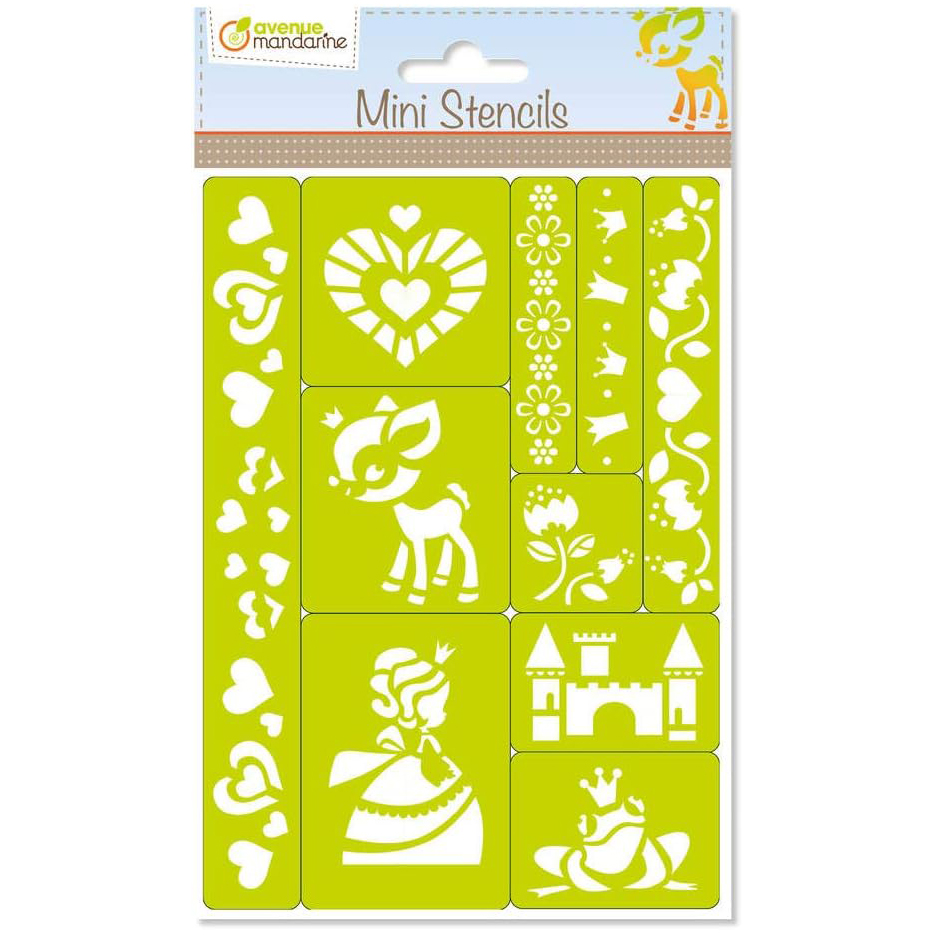 Avenue Mandarine Principessa 10 mini stencil