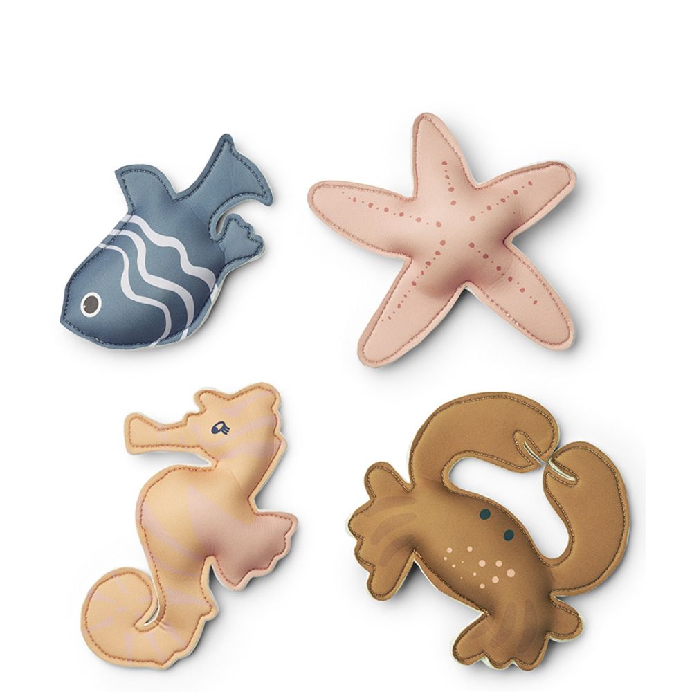 Liewood Dion Sea Creature giochi bagnetto 4 pezzi