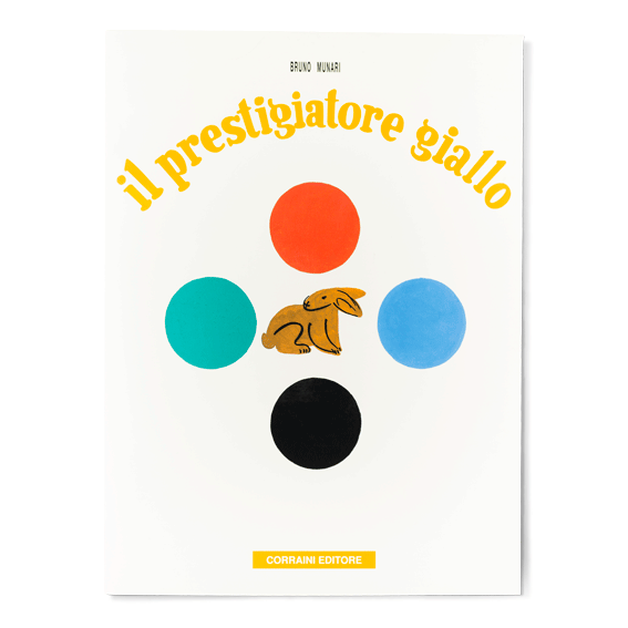 Corraini Il prestigiatore giallo libro Munari bambini