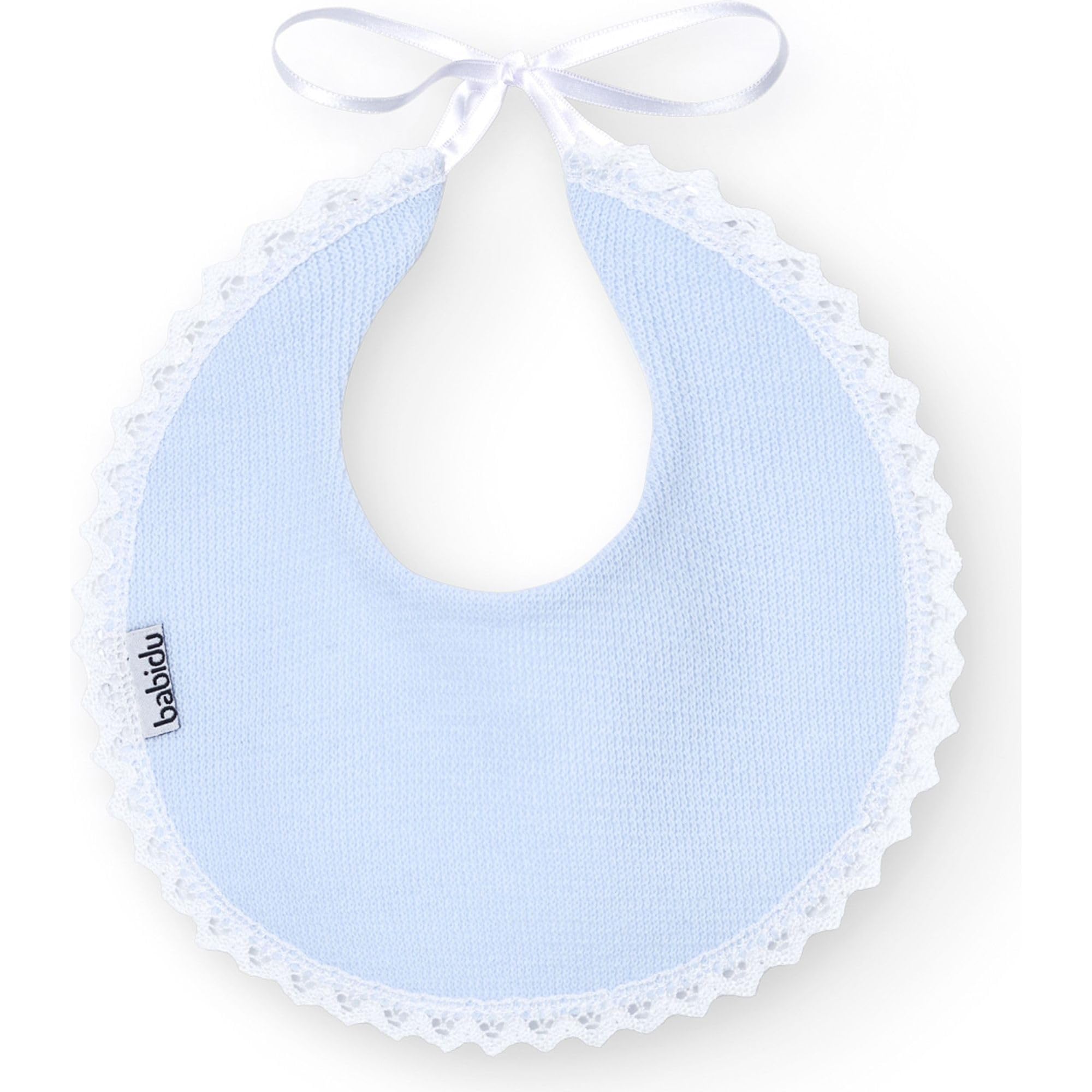 Babidu bavaglino neonato cotone grigio