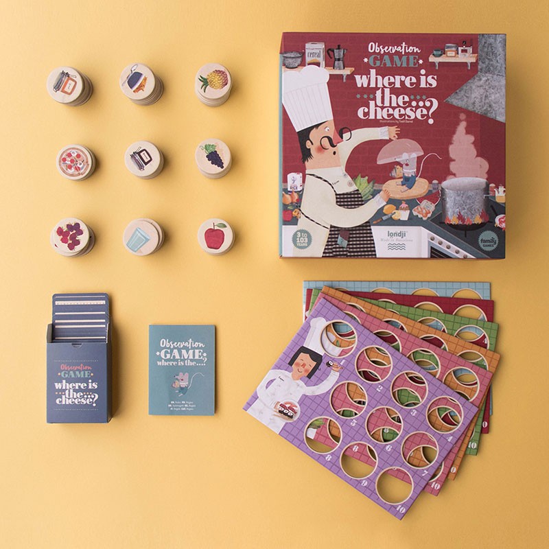 Londji Where Is The Cheese FG010U gioco da tavolo cucina