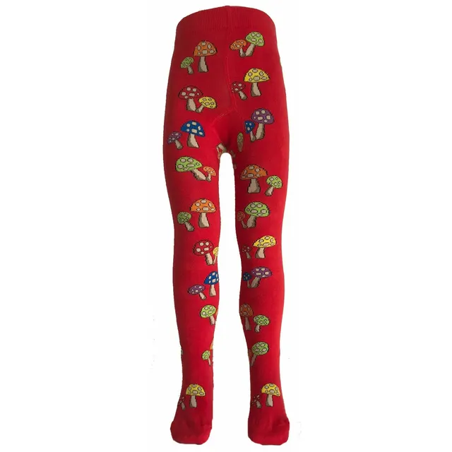 Slugs & Snails Fun Guy collant bimbo cotone bio rosso funghi